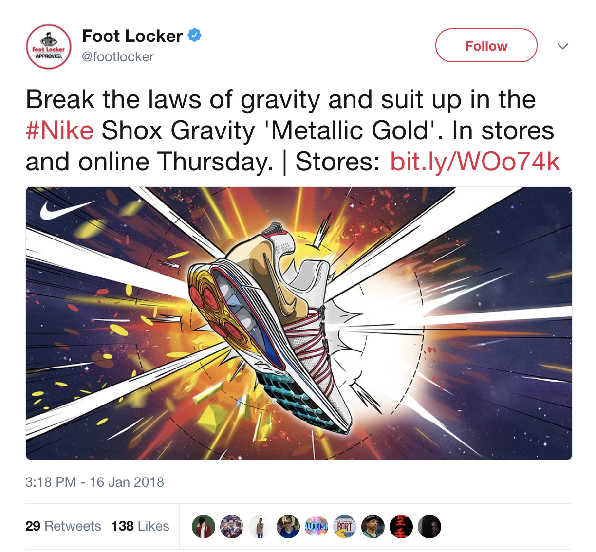 Foot locker nike shox 2025 gravity